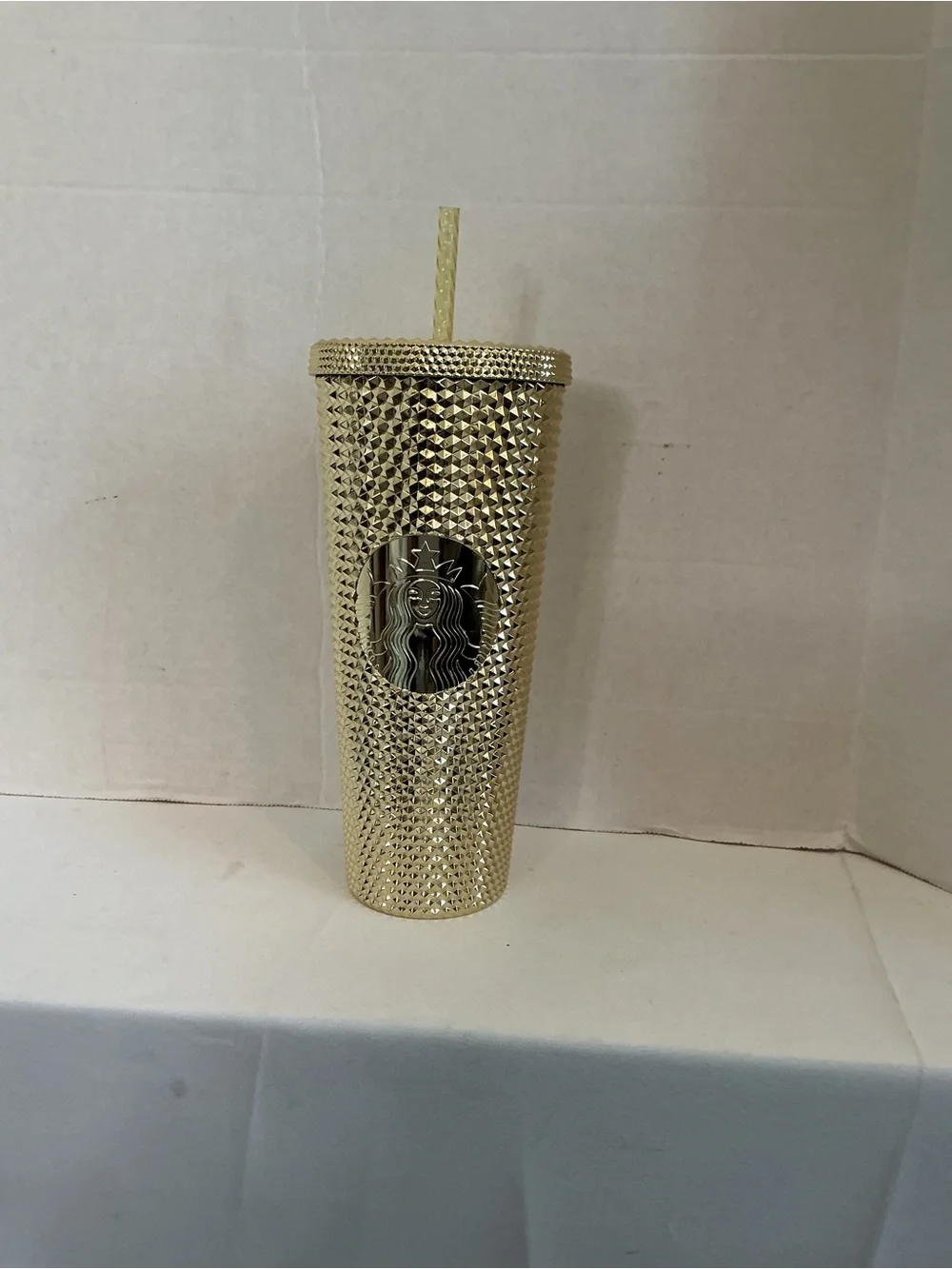 Starbucks Gold Studded New Reusable Tumbler with Straw